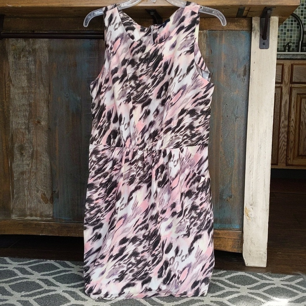 Gap Animal Print Sleeveless Dress w/ Pockets - Women's 8